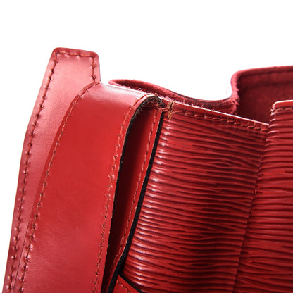 Louis Vuitton Epi Sac D'Epaule Castillan Red 7 of 14
