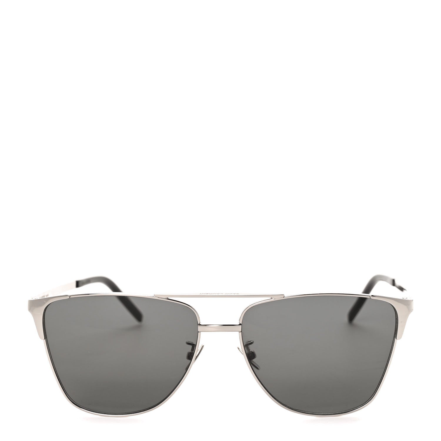 Saint Laurent Square SL 280 Sunglasses Black Silver 2 of 7
