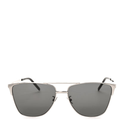 Saint Laurent Square SL 280 Sunglasses Black Silver 2 of 7
