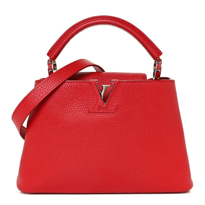 Louis Vuitton Taurillon Capucines BB Rubis 1 of 17