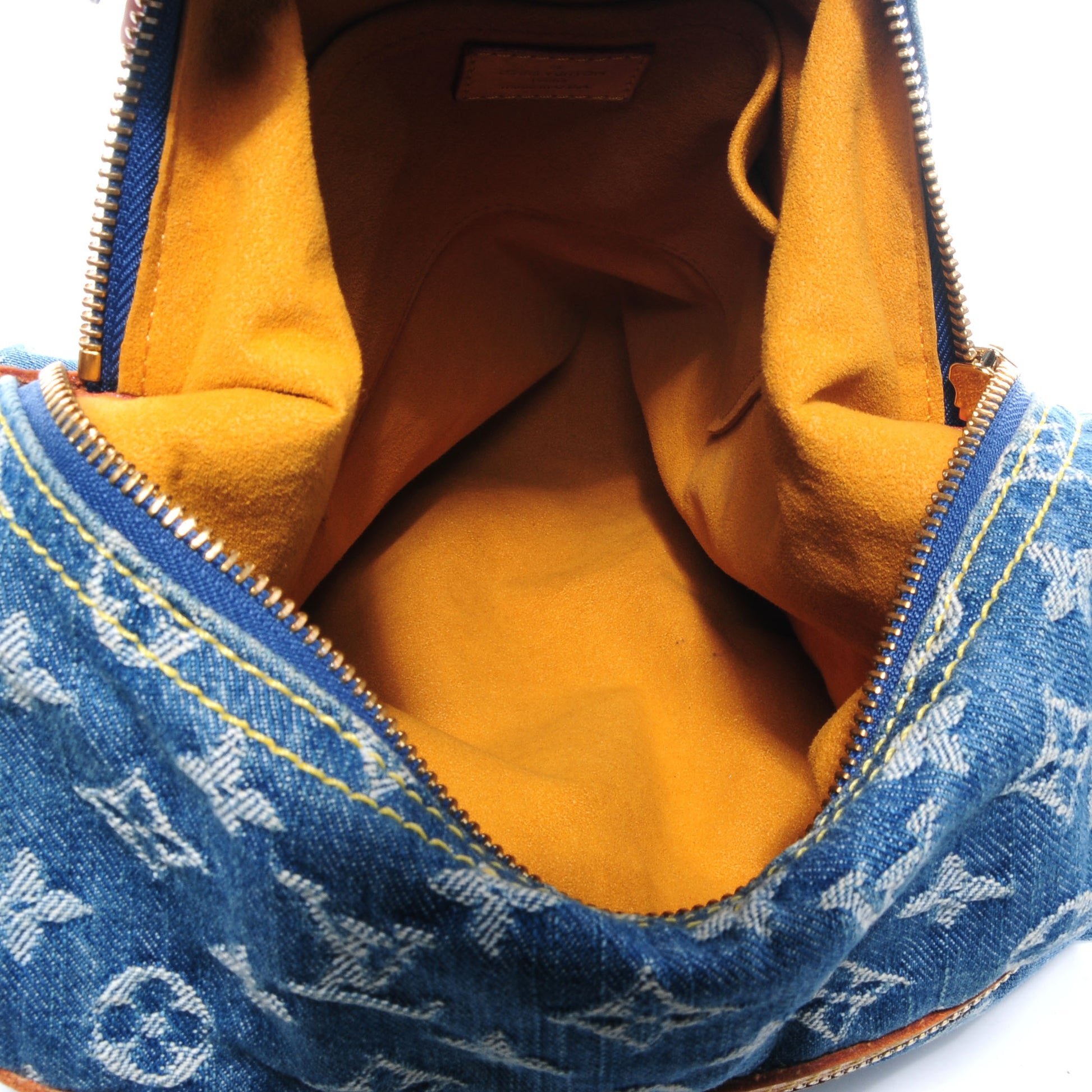 Louis Vuitton Denim Baggy GM Blue 5 of 8