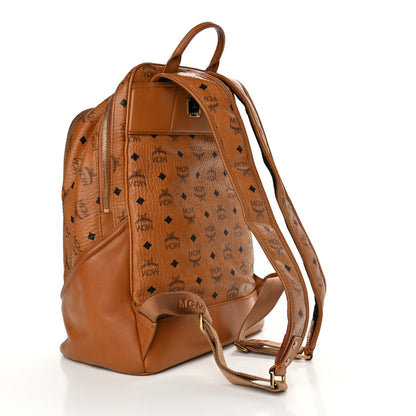 MCM Visetos Medium Duke Backpack Cognac 3 of 12