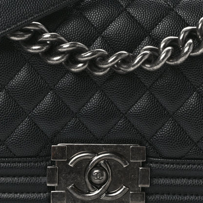 Chanel Caviar Quilted Small Boy Flap Black 8 of 12