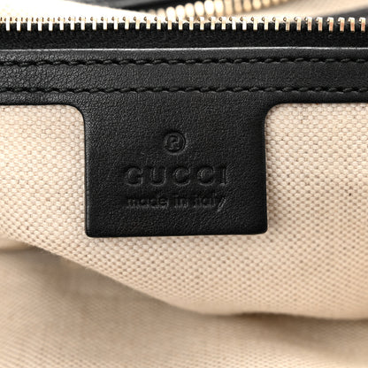 Gucci Guccissima Medium Bree Zippered Tote Black 6 of 10