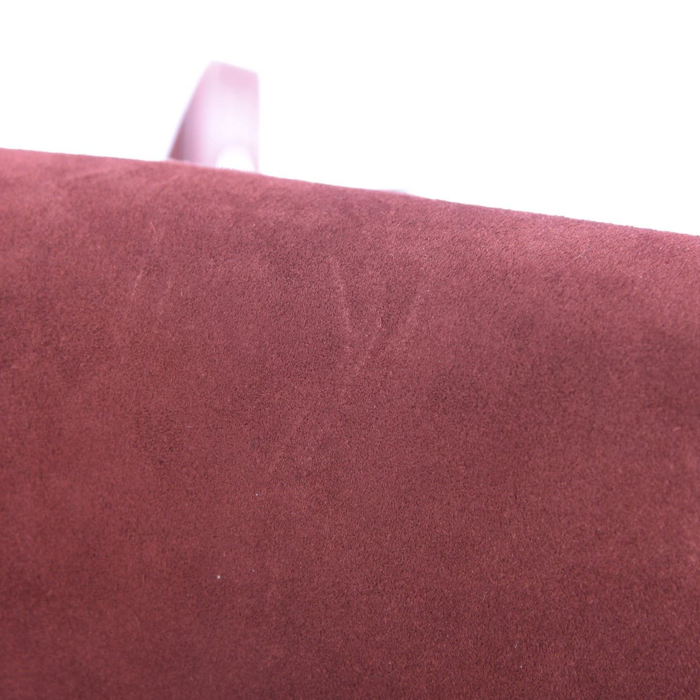 Suede Calfskin Medium Faye Backpack Sienna Red