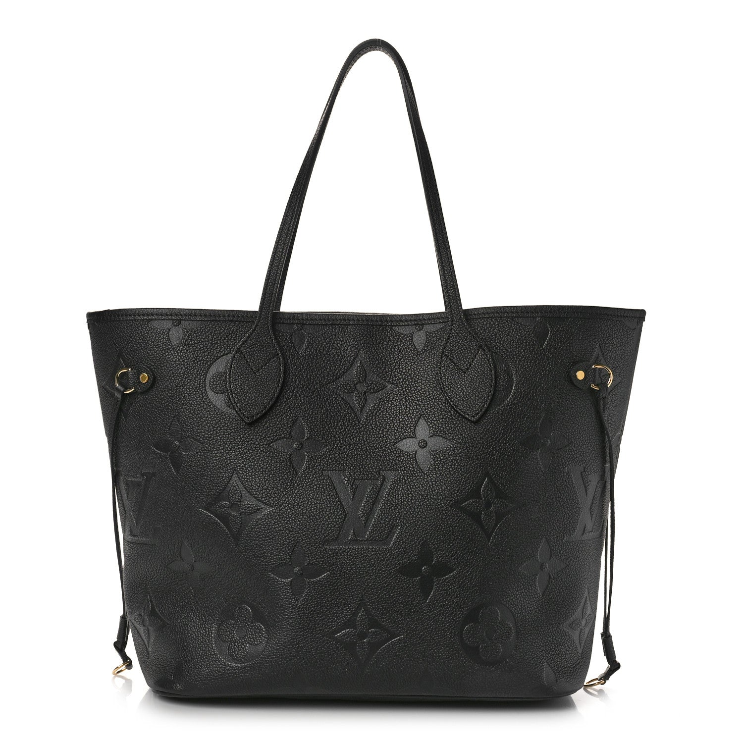 Louis Vuitton Empreinte Monogram Giant Neverfull MM Black 1 of 8