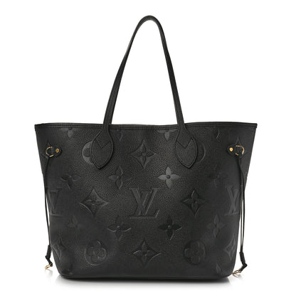 Louis Vuitton Empreinte Monogram Giant Neverfull MM Black 1 of 8