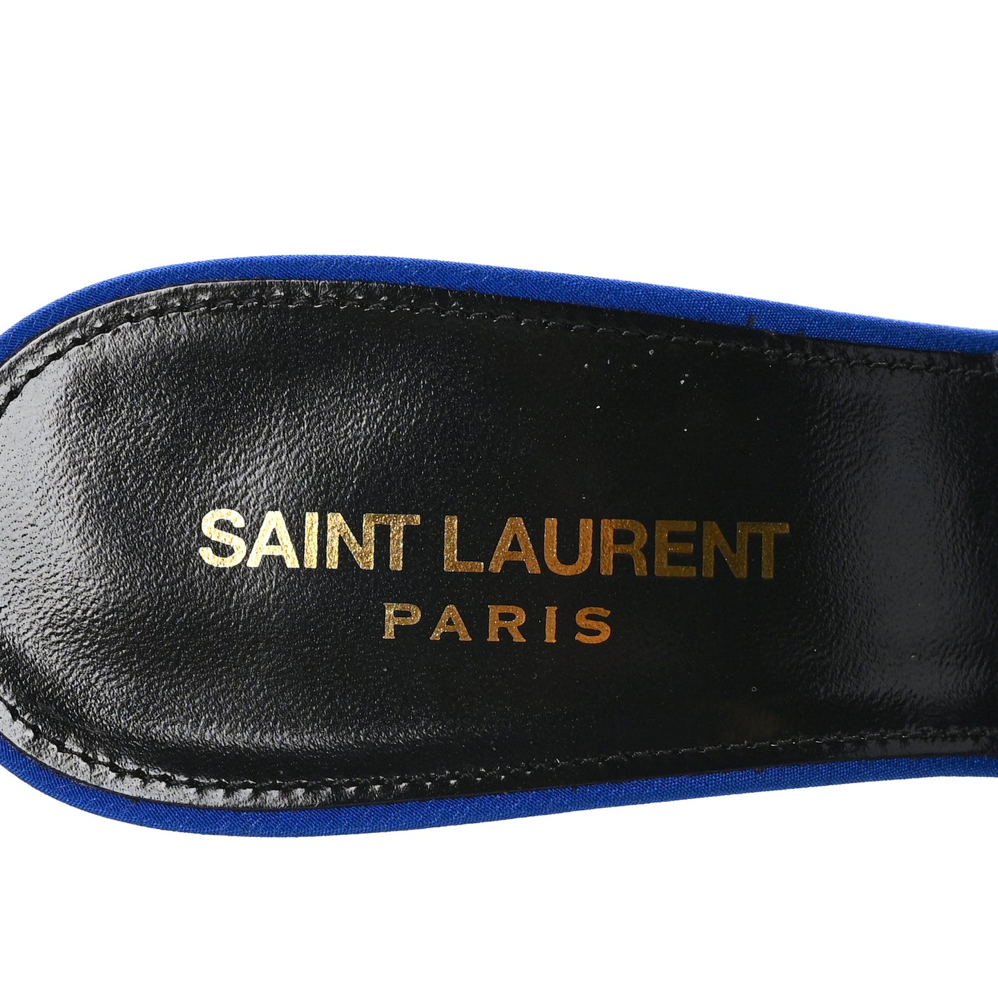 Crepe De Chine Sandals 39.5 Picasso Blue