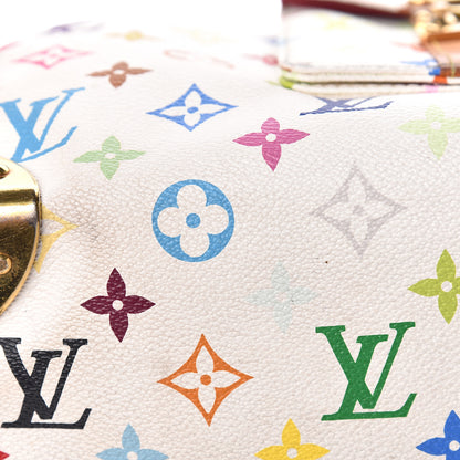 Louis Vuitton Monogram Multicolor Speedy 30 White 24 of 27