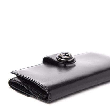 Gucci Calfskin GG Continental Wallet Black 8 of 10