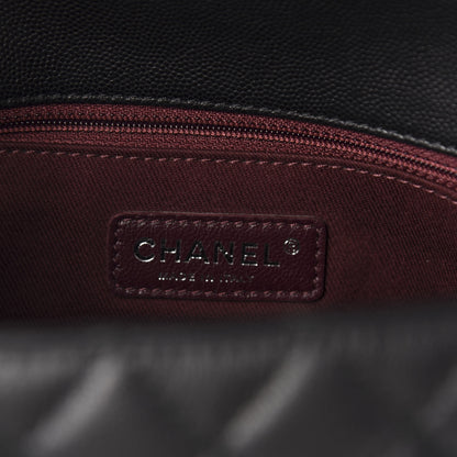 Chanel Caviar Quilted Small Coco Handle Flap Black 10 of 12