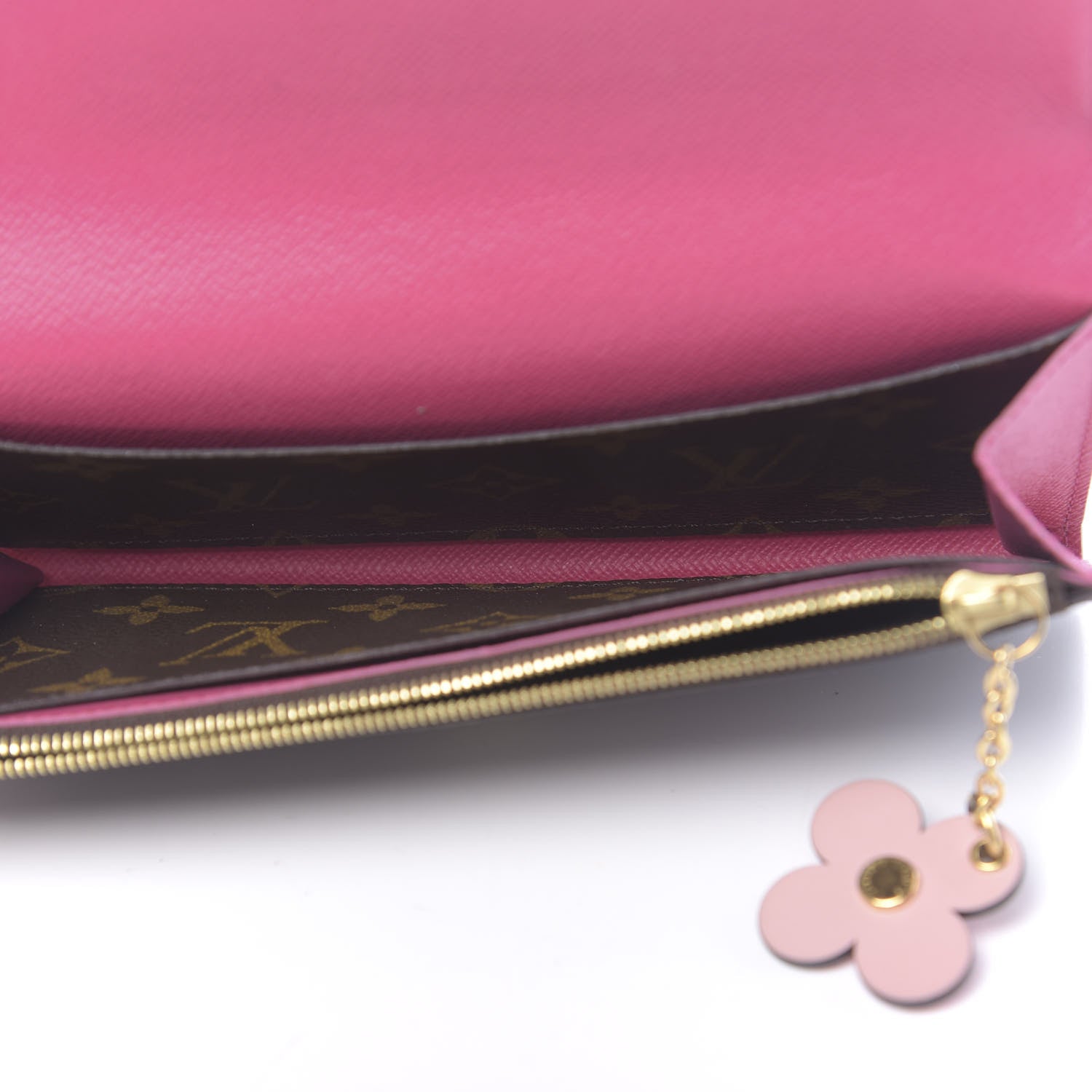 Louis Vuitton Monogram Bloom Flower Emilie Wallet 5 of 7