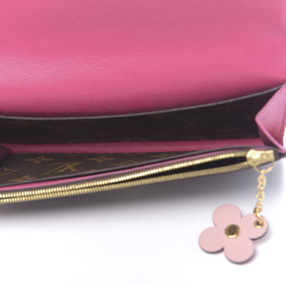 Louis Vuitton Monogram Bloom Flower Emilie Wallet 5 of 7