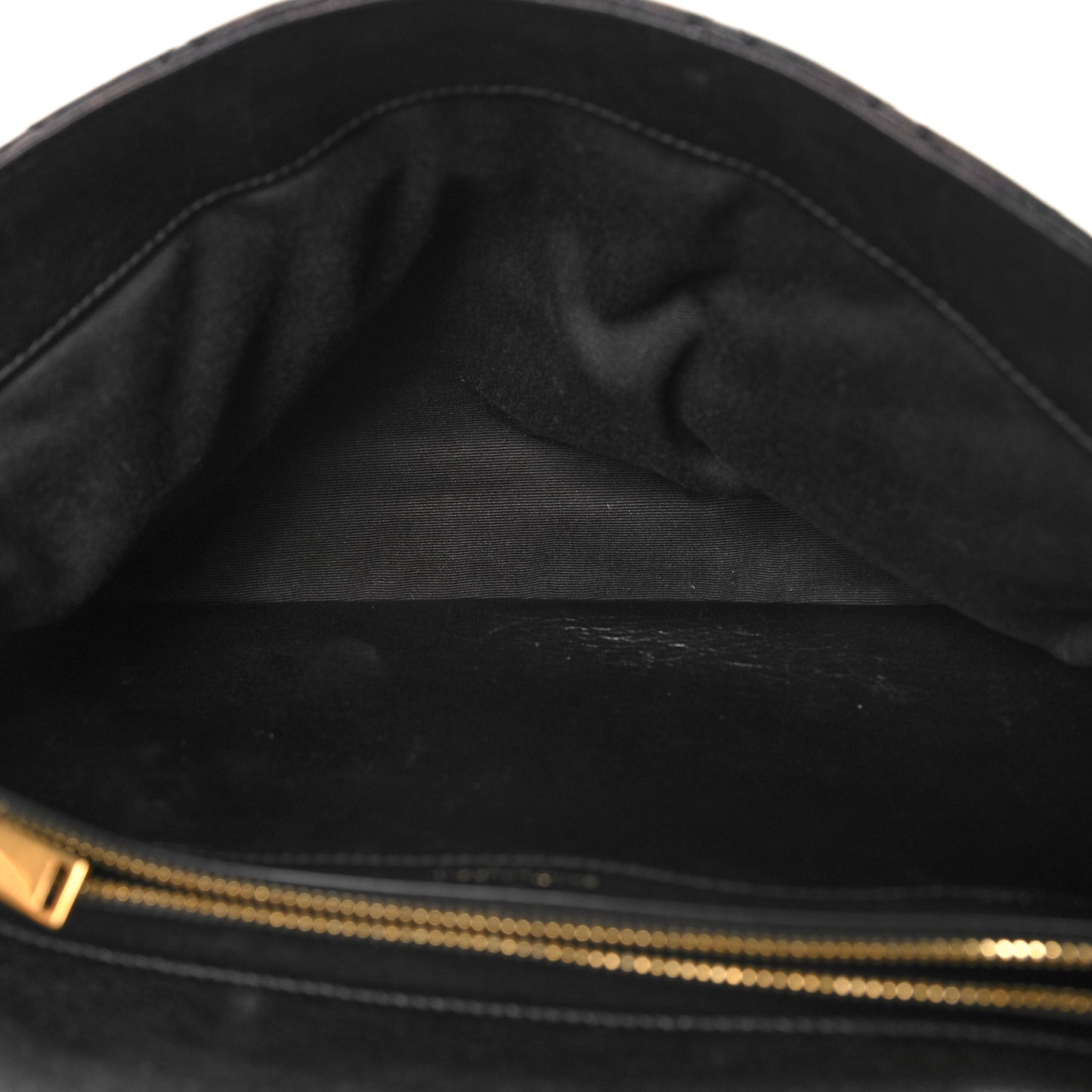 Goatskin Mixed Matelasse Triquilt Large Monogram Satchel Black
