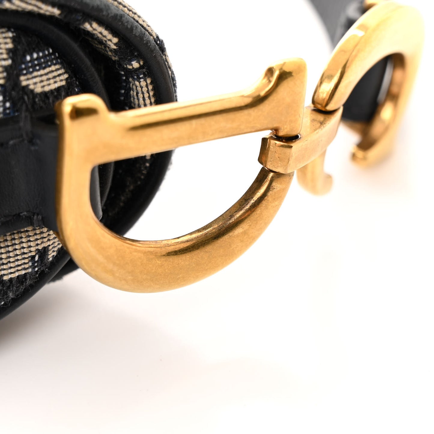 Oblique Mini Saddle Bag Blue