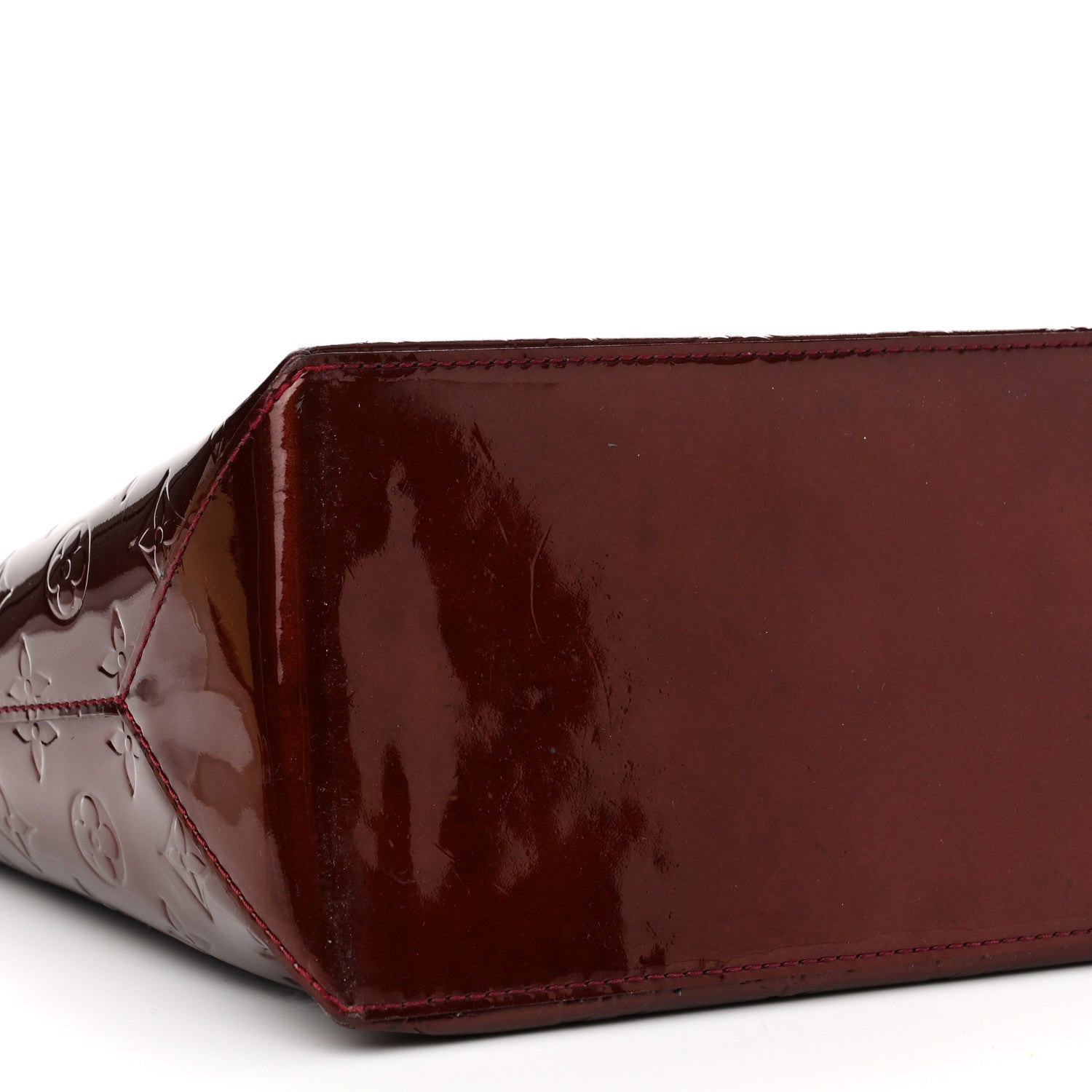 Louis Vuitton Vernis Wilshire MM Rouge Fauviste 8 of 14