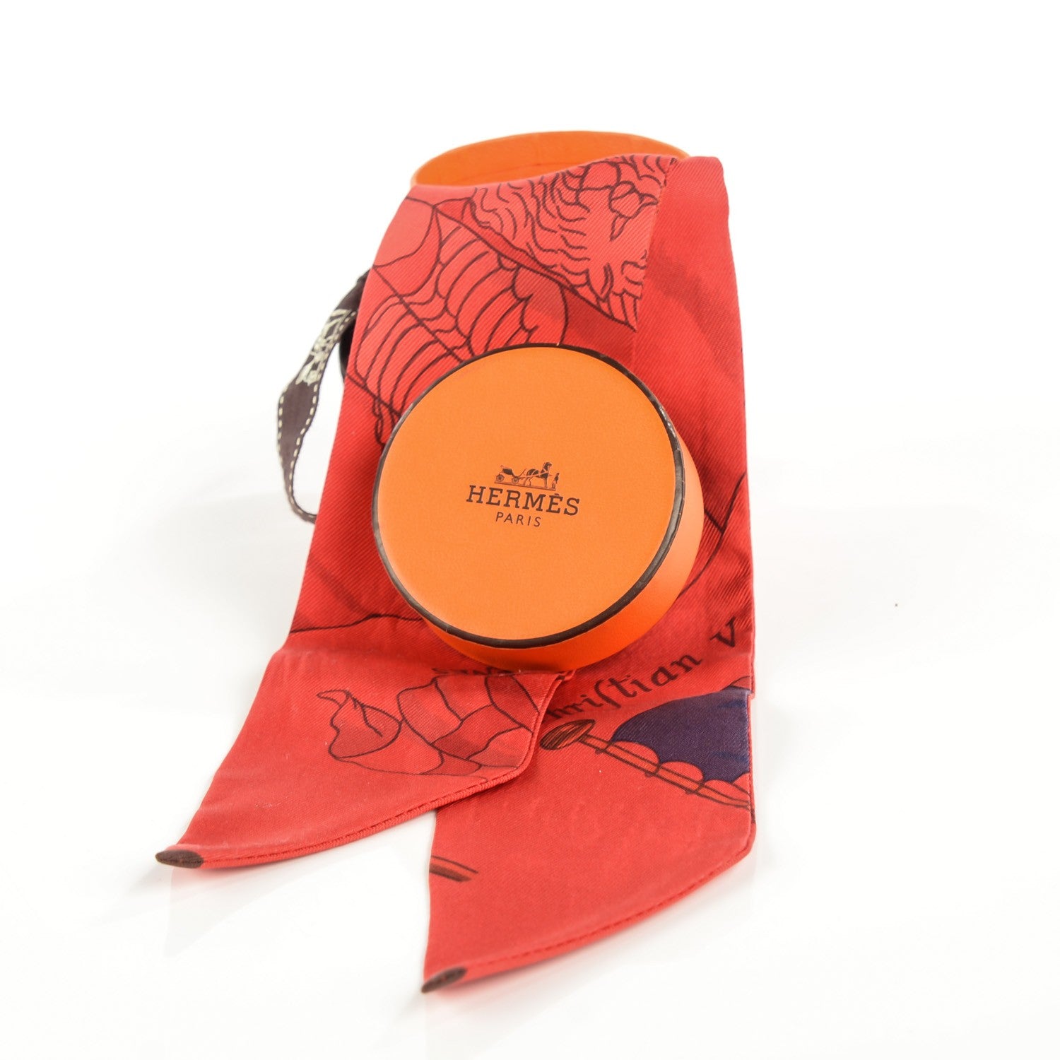 Hermes Silk Pavois Twilly 3 of 5