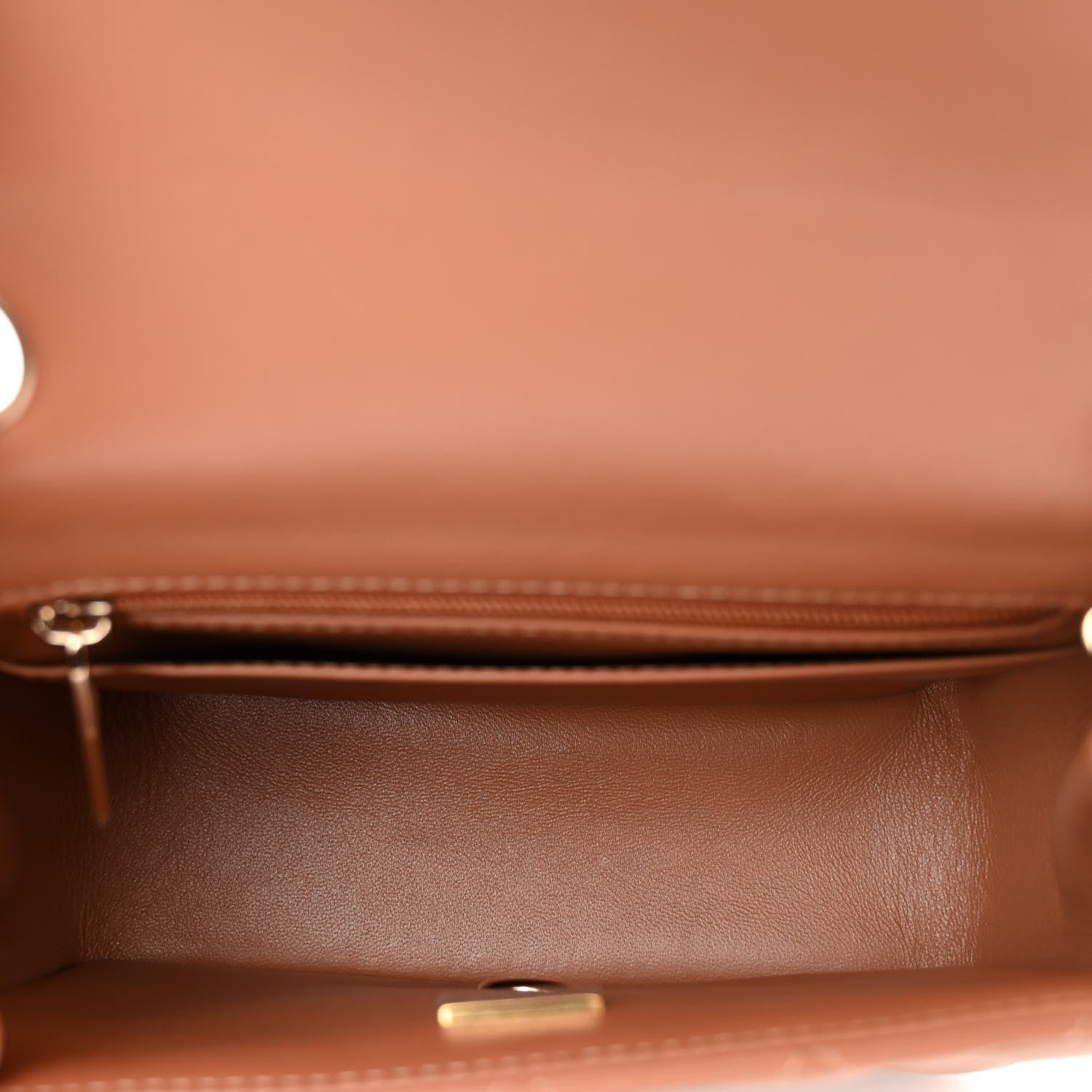 Chanel Lambskin Quilted Mini Square Flap Brown 5 of 10