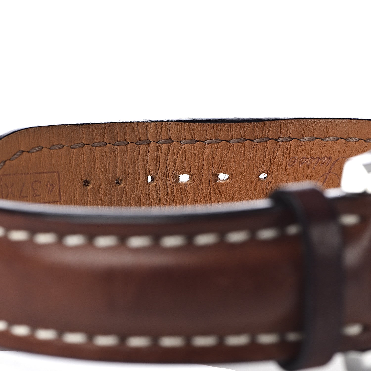 Breitling Stainless Steel Calfskin 43mm Navitimer Montbrillant Datora Chronomat Automatic Watch Brown A21330 7 of 9