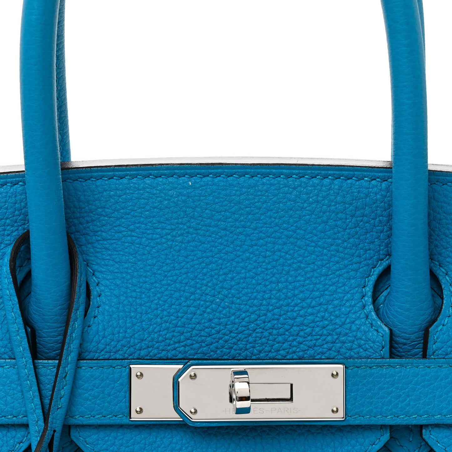Togo Verso Birkin 30 Bleu Zanzibar Malachite
