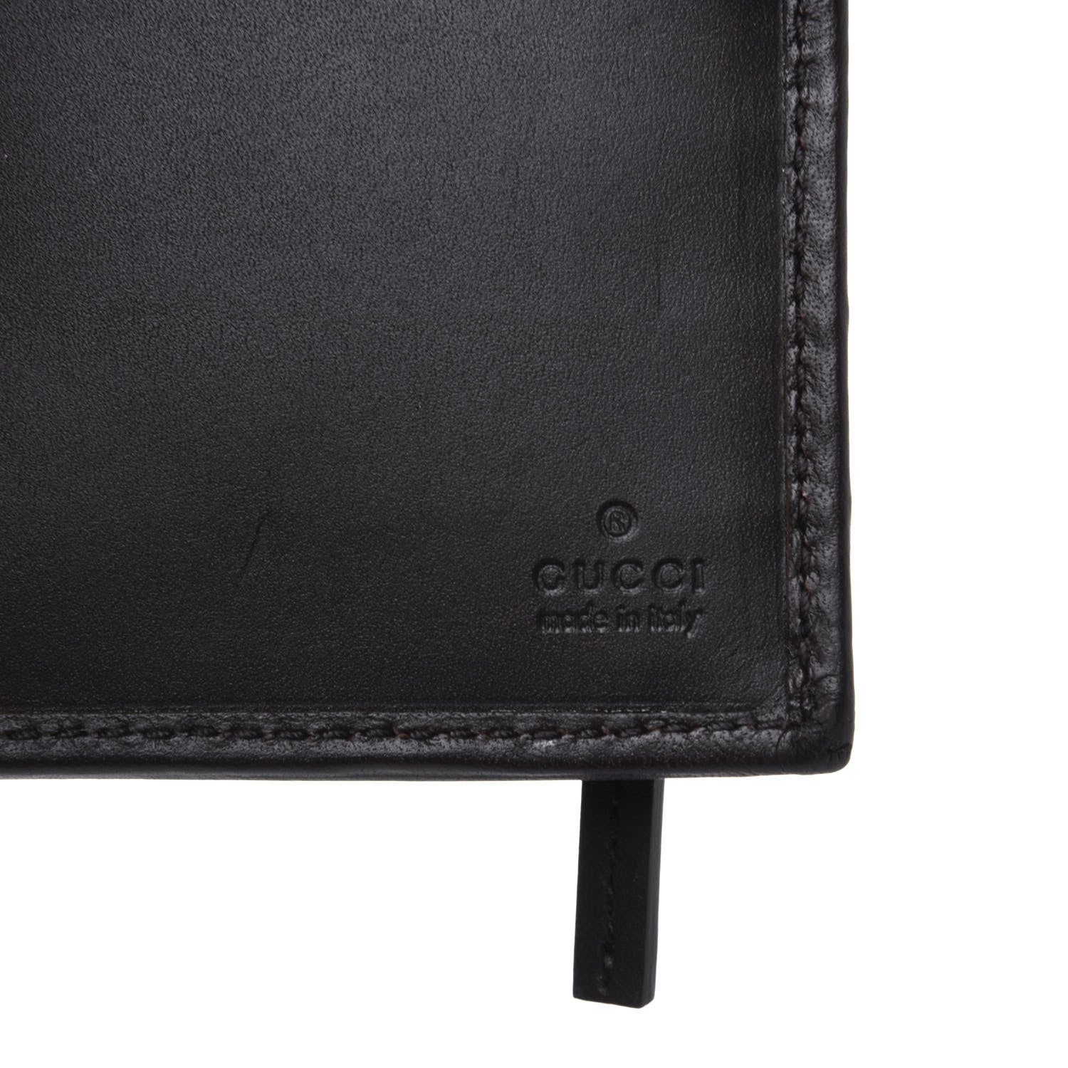 Gucci Monogram Calfskin Ladies Web Continental Wallet Beige Ebony Cocoa 6 of 14