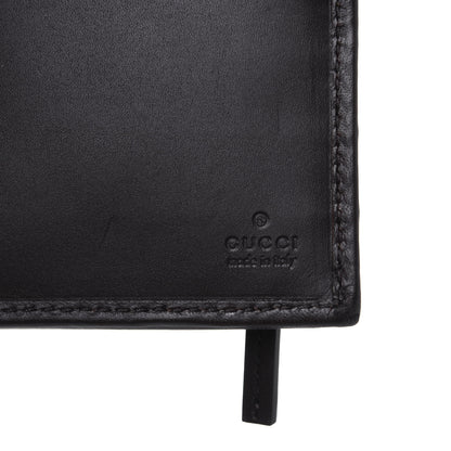 Gucci Monogram Calfskin Ladies Web Continental Wallet Beige Ebony Cocoa 6 of 14