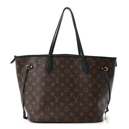 Louis Vuitton Monogram Calfskin Neo Neverfull Inside Out MM Black 1 of 10