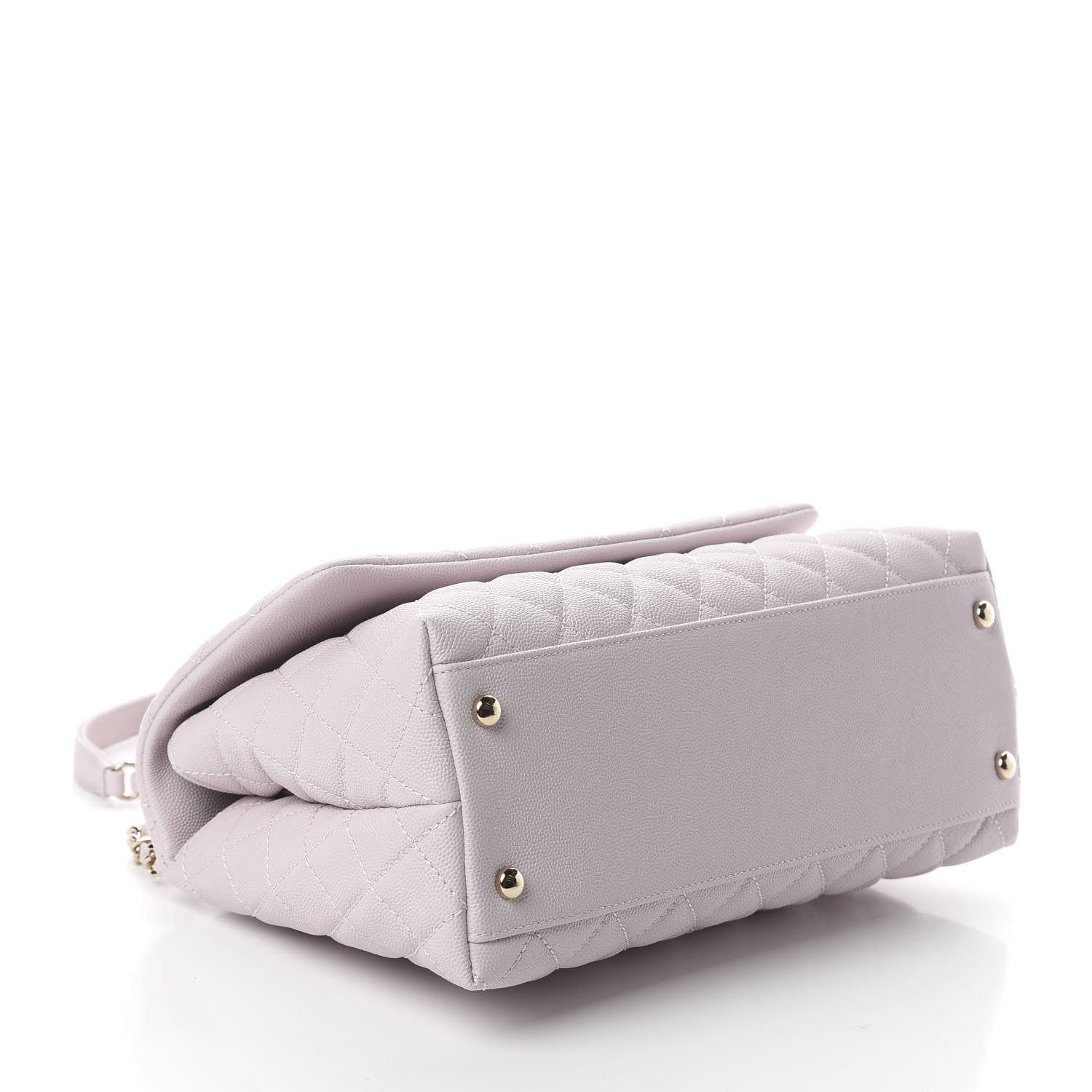Chanel Caviar Quilted Small Coco Handle Flap Lilas Lilac 3 of 9