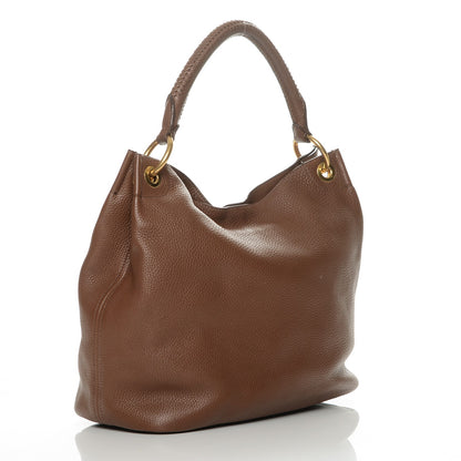 Prada Vitello Daino Hobo Palissandro 3 of 6