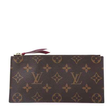 Louis Vuitton Monogram Felicie Chain Wallet Zippered Insert Fuchsia 1 of 8