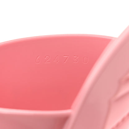 Gucci Rubber Gucci Logo Womens Platform 20/60mm Slide Sandals 37 Wild Rose 7 of 9