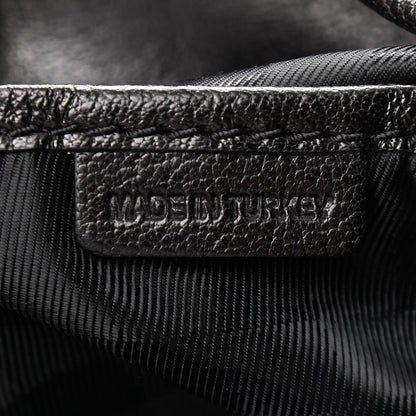 Burberry Grainy Calfskin Large Ashmore Hobo Black 8 of 12