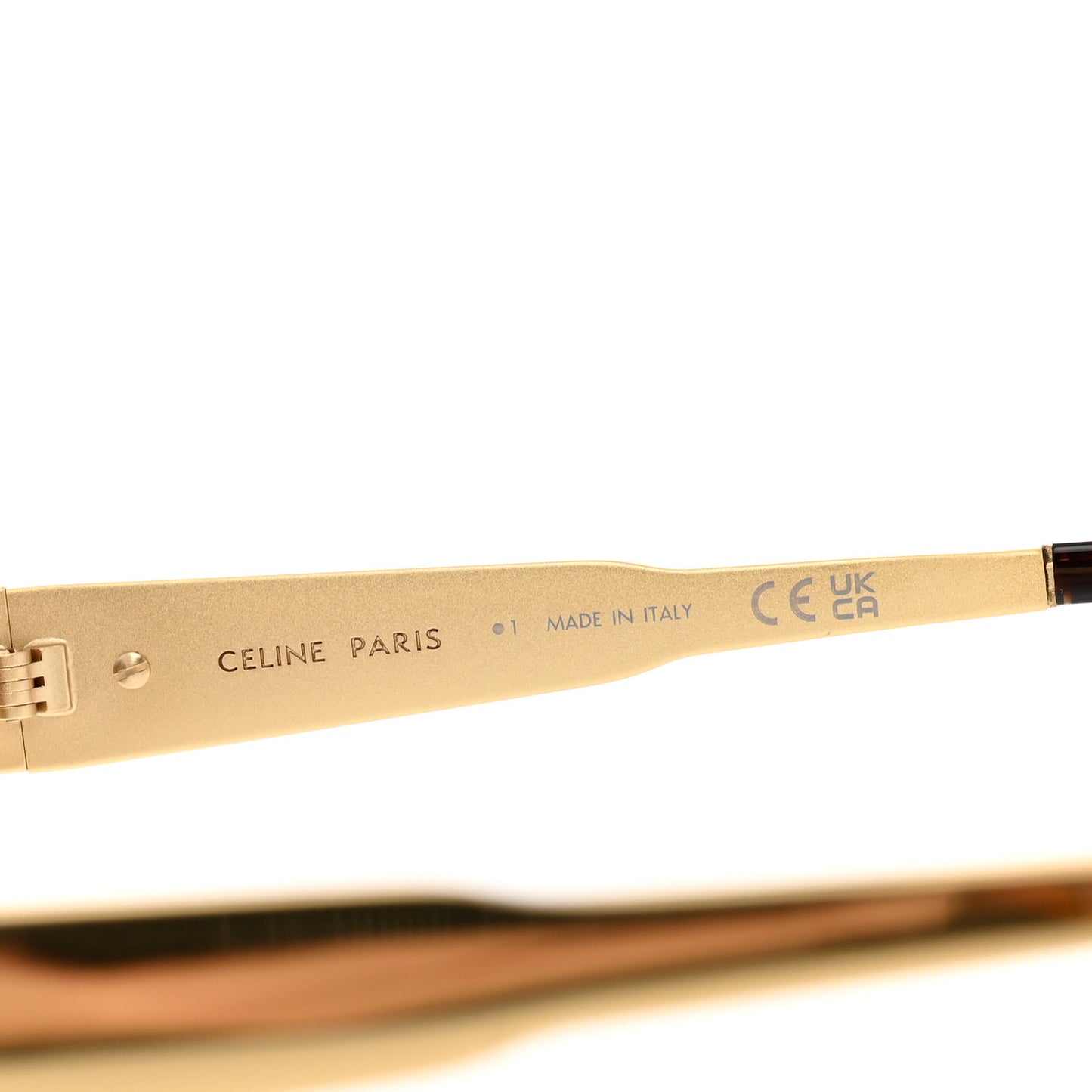 Metal Triomphe 02 Sunglasses CL40254U Gold Green