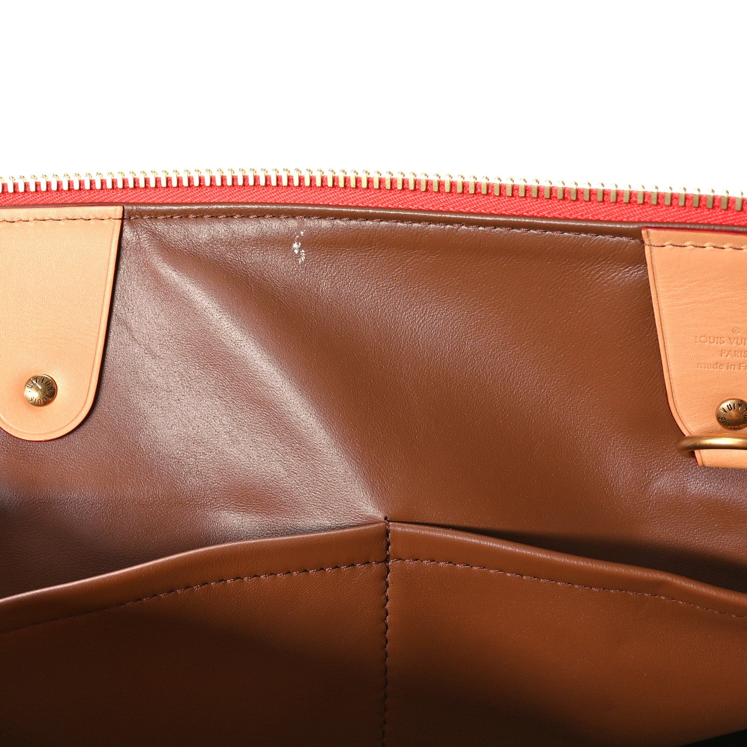 Louis Vuitton Calfskin Monogram Speedy P9 Bandouliere 50 Red 15 of 15