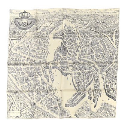 Hermes Silk La Cite Cavaliere Scarf 90 1 of 4