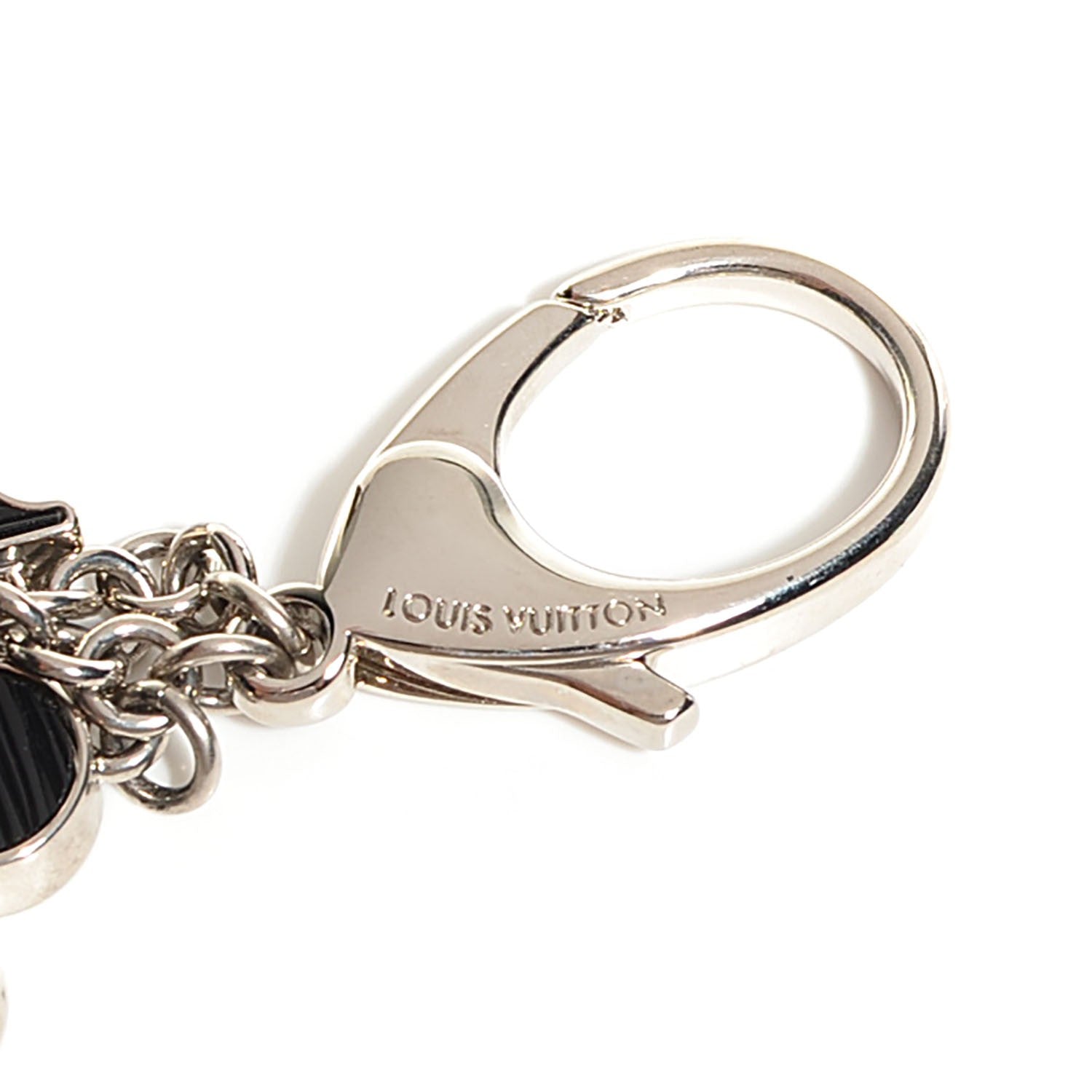 Louis Vuitton Fleur d'Epi Bag Charm Black 3 of 4