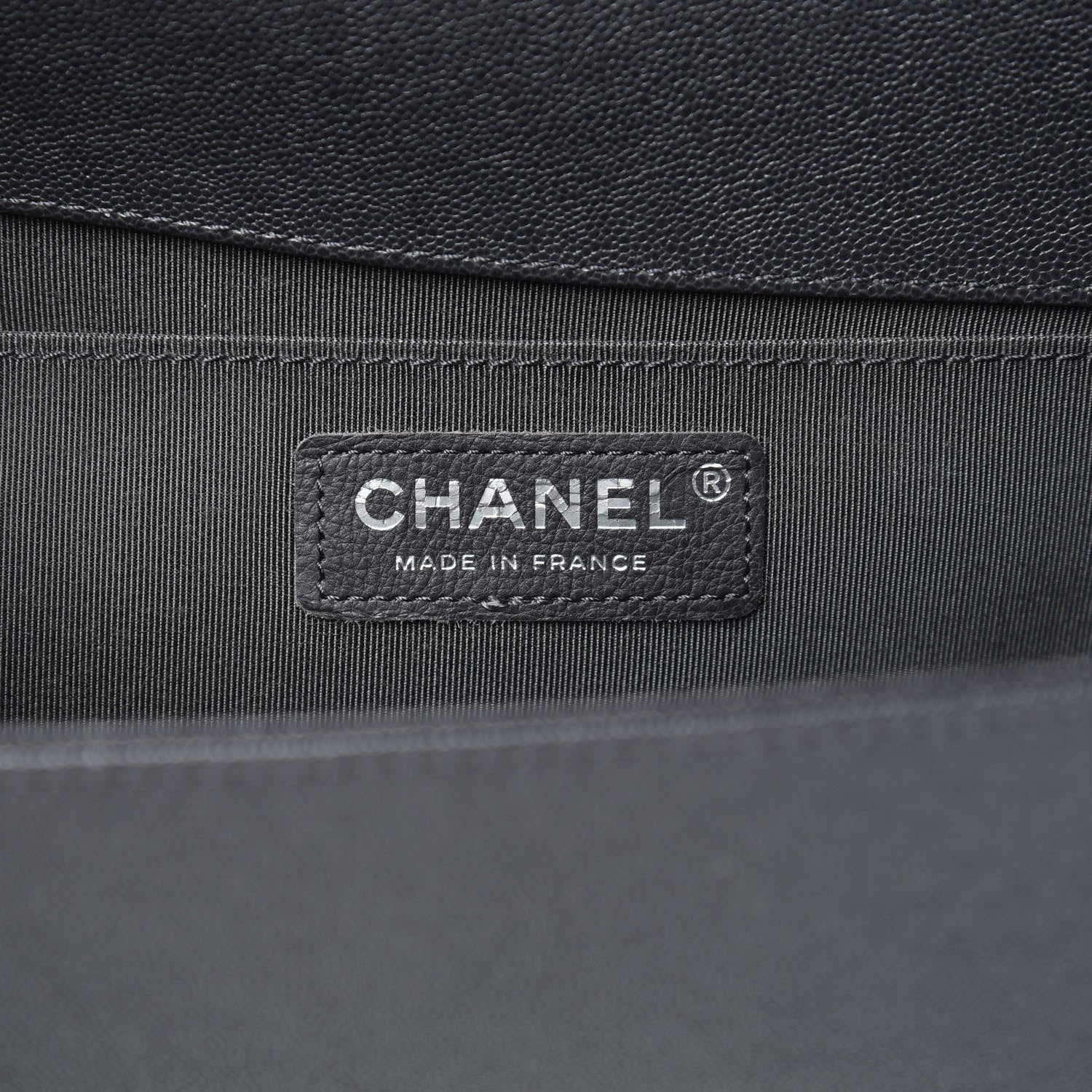 Chanel Caviar Quilted Medium Boy Flap Charcoal 6 of 12