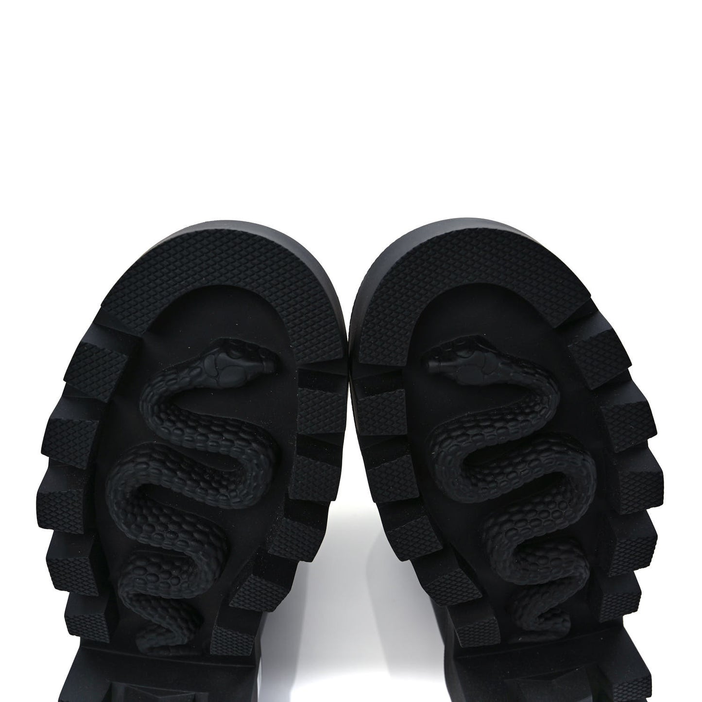 Nappa Frances GG Matelasse Platform Combat Boots 37 Black