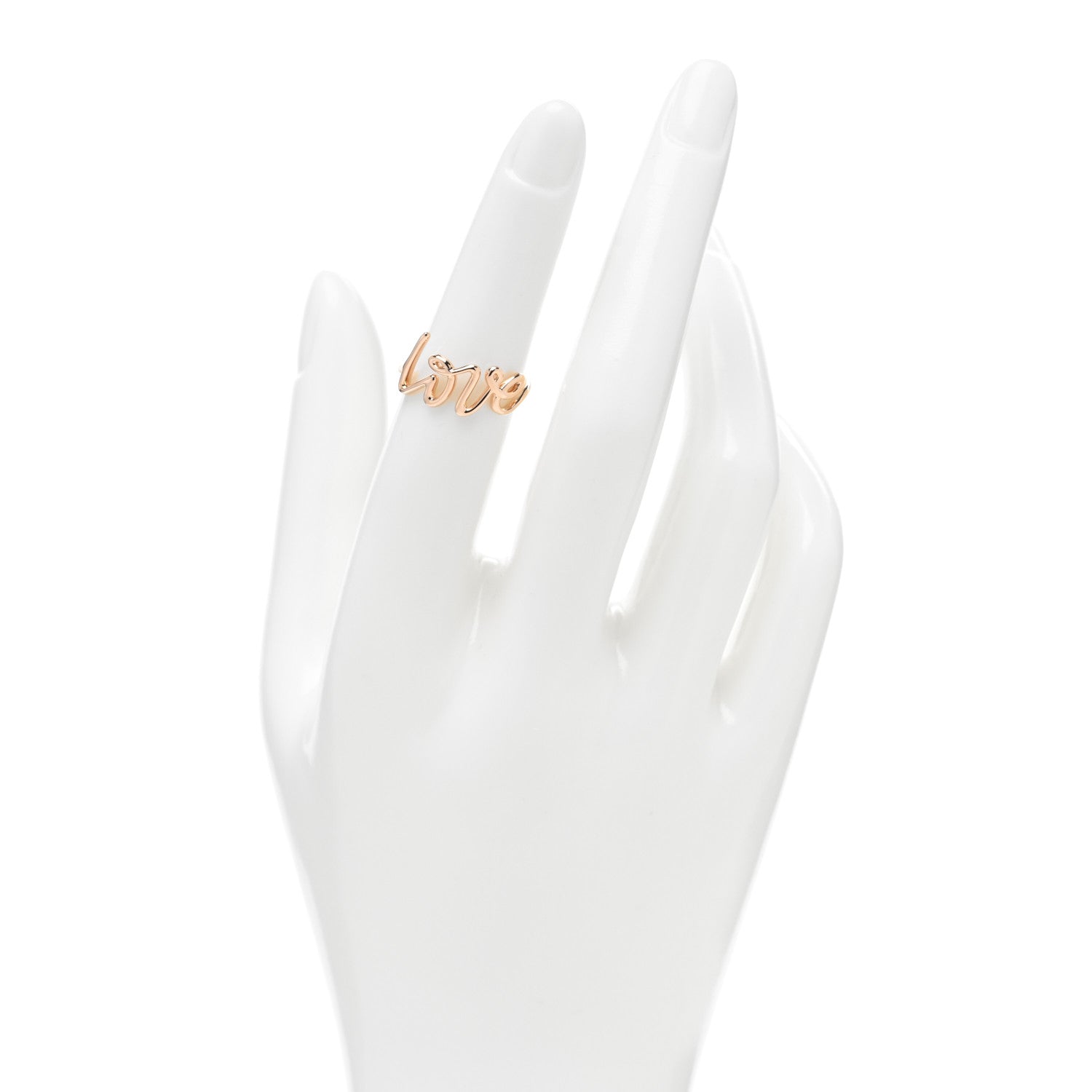 Tiffany 18K Rose Gold Paloma's Graffiti Love Ring 50 5.5 2 of 4