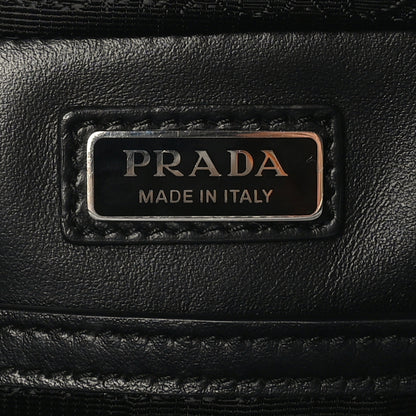 Prada Saffiano Travel Small Brique Crossbody Bag Black 6 of 8