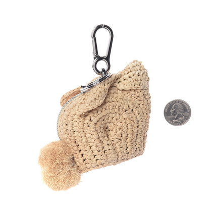 Loewe Raffia Bunny Charm Natural 2 of 5
