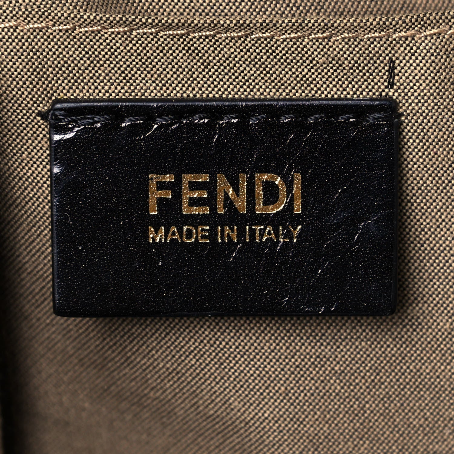 Fendi Canvas Colorblock Chameleon Tote Natural 5 of 14