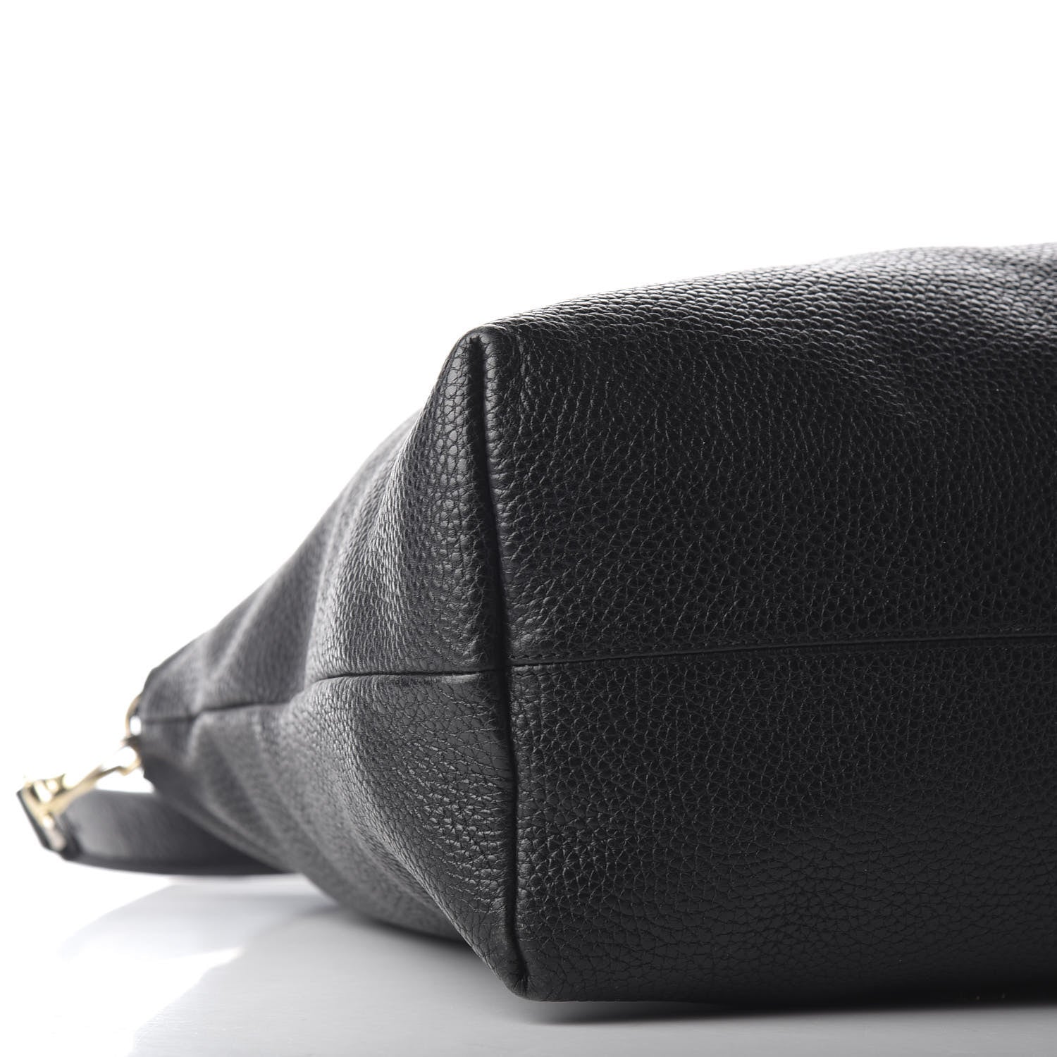 Burberry Grainy Calfskin Medium Cale Hobo Black 8 of 10