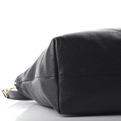 Burberry Grainy Calfskin Medium Cale Hobo Black 8 of 10