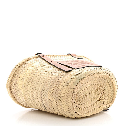 Loewe Raffia Basket Tote Bag Natural Tan 4 of 10