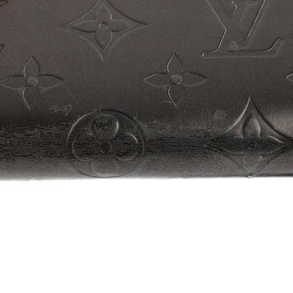Louis Vuitton Mat Monogram Porte Tresor International Black 9 of 11