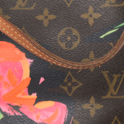 Louis Vuitton Monogram Roses Neverfull MM 10 of 10