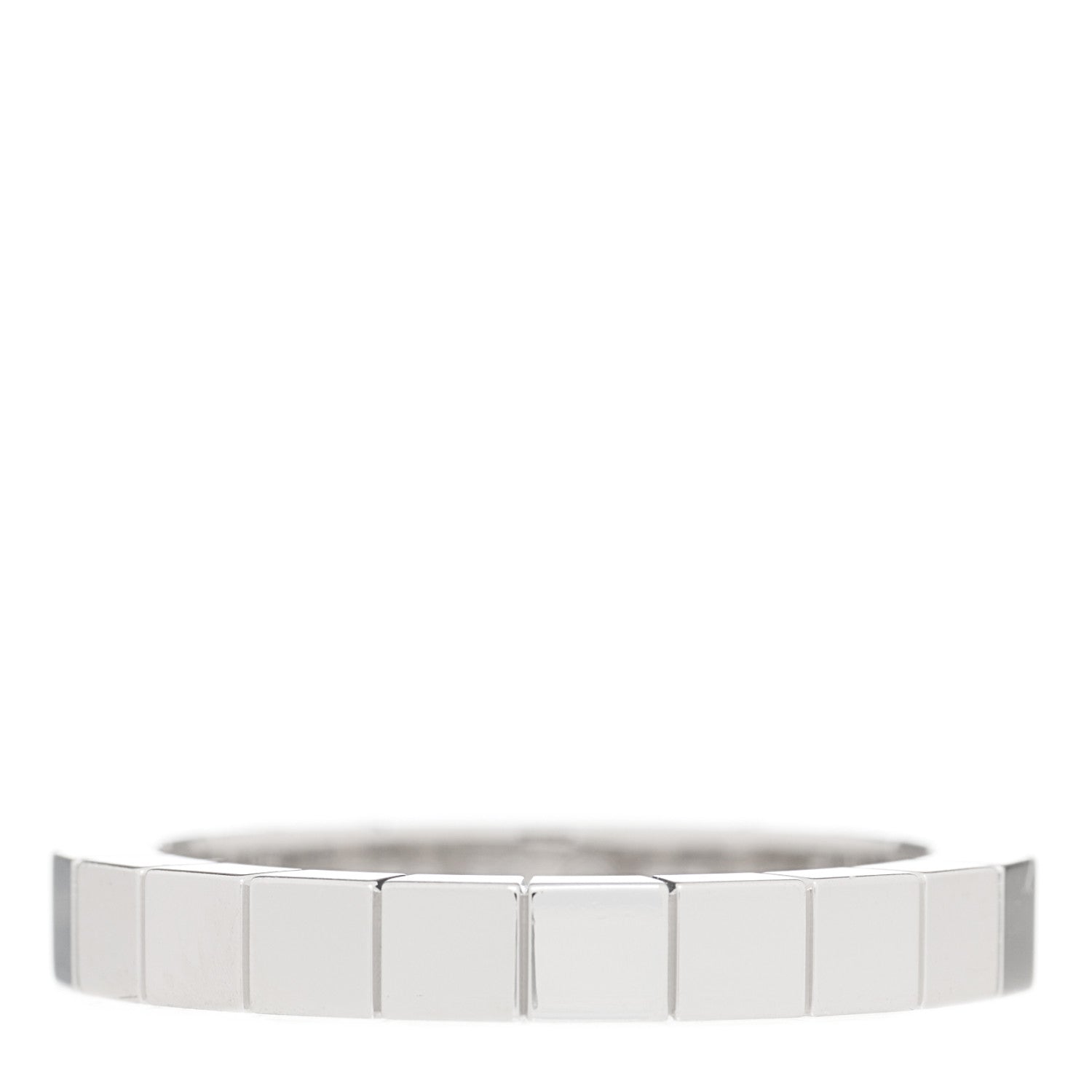 Cartier 18K White Gold Lanieres Ring 53 6.5 2 of 4