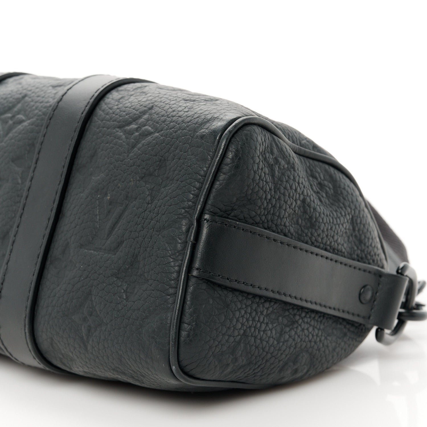Louis Vuitton Monogram Taurillon Keepall Bandouliere 25 Black 10 of 10