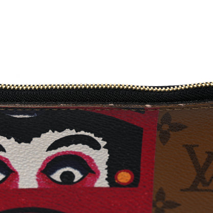 Louis Vuitton Reverse Monogram Kabuki MM GM Pochette 15 of 16